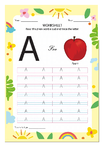 Alphabets Workseet 2