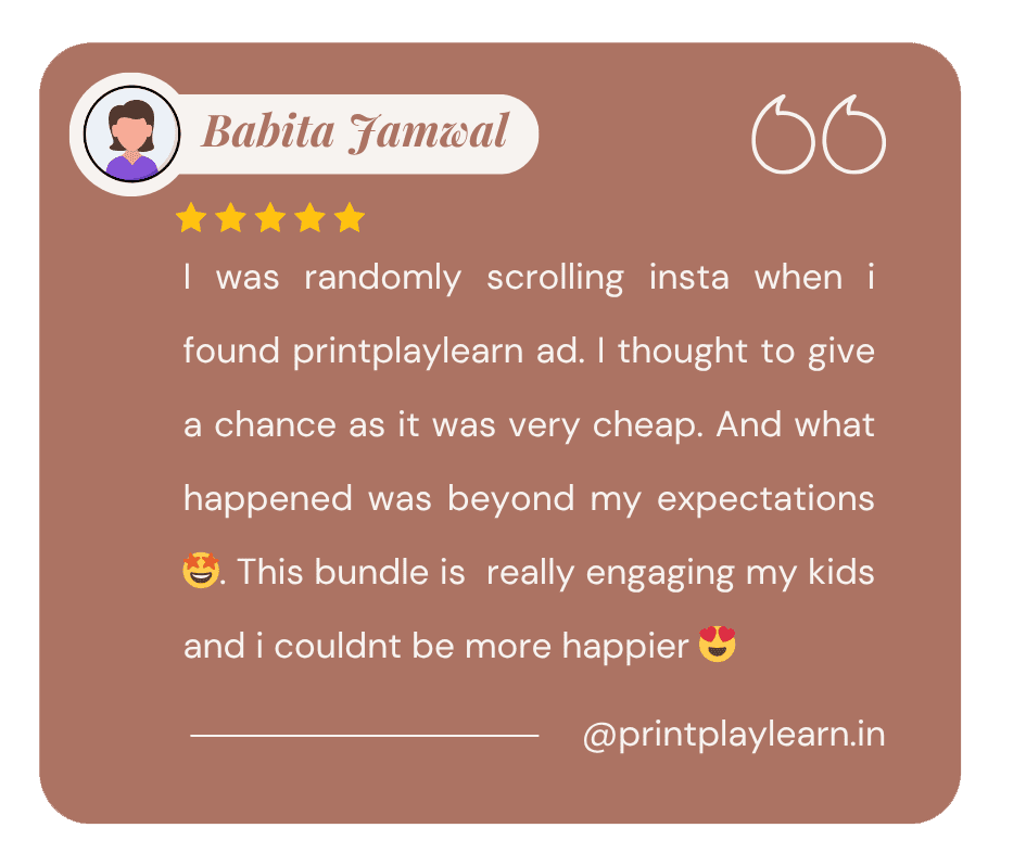 Five Star Review by Babita Jamwal