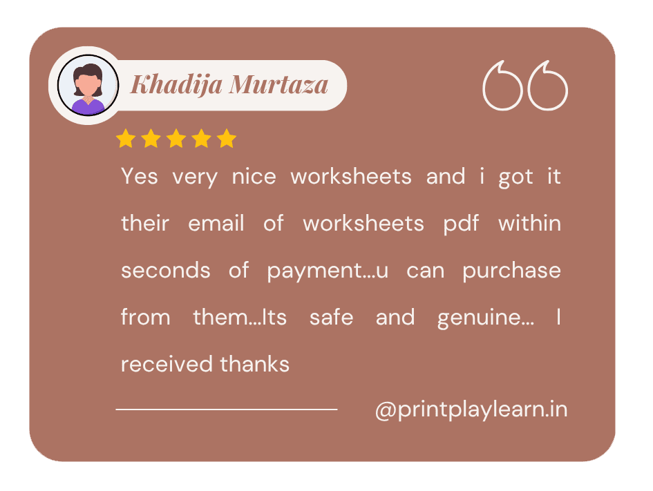 Five Star Review by Khaadija Murtaza