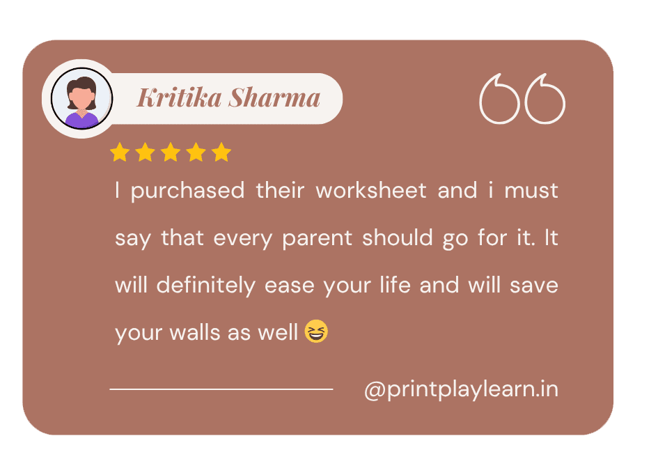 Five Star Review by Kritika Sharma
